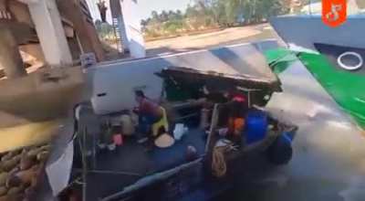 Bad seamanship on the Mekong river