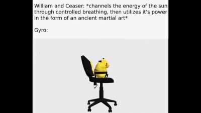 he do be spinning tho