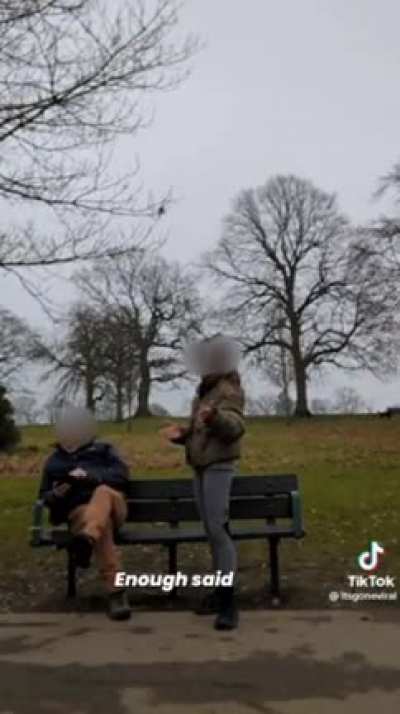 Man refuses to move for TikTok 