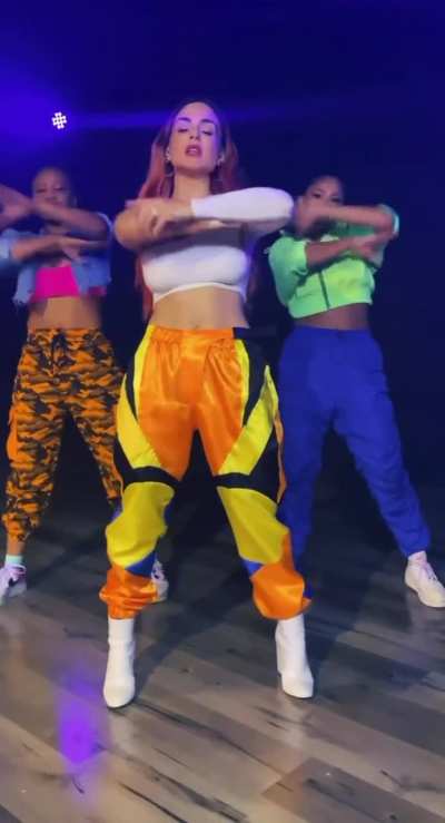 Dancing to “What U Need” via TikTok August 2020