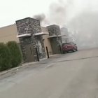 Entire Burger King is on fire while Karen still demands her refund.