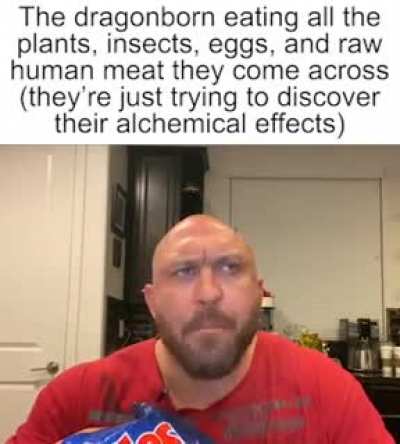 Just trying to grind my Alchemy skill