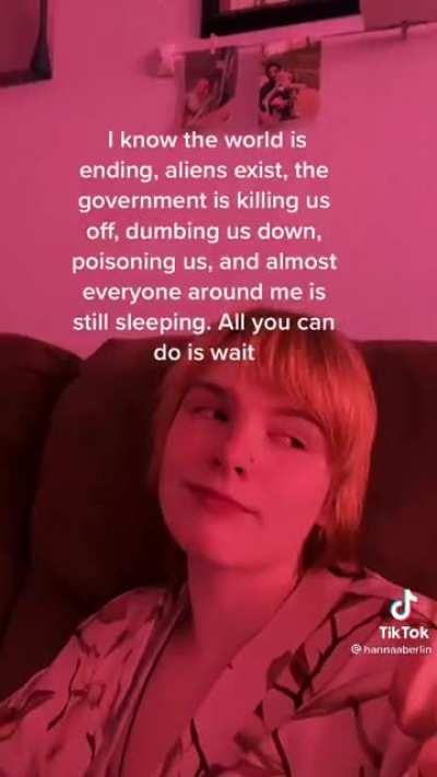 I thought this was slightly satirical but everyone is agreeing with her in the comments