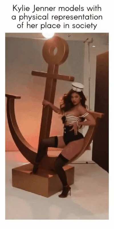 she's an anchor that drags the bottom
