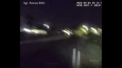 Drug bust from a traffic stop after suspect was tased during foot pursuit
