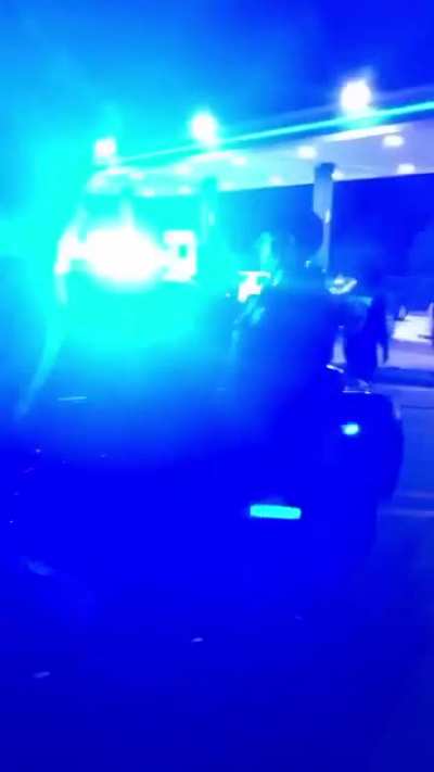 Police officers in Atlanta arrive to investigate a shooting but the crowd does not want any white officers involved in the investigation