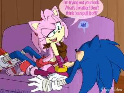 Bem que a sega podia ter criado uma história desse dois ouriços e como se apaixonaram