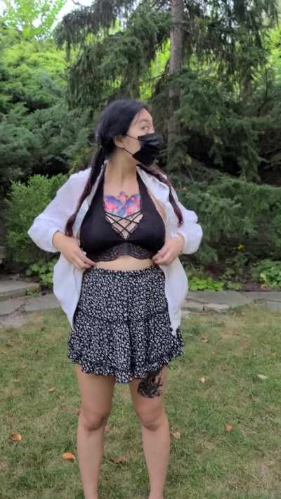 I would like some more white all over my face please [Reveal]