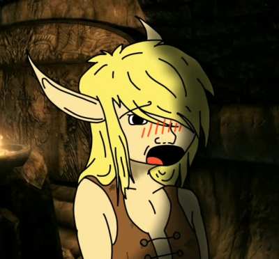 Bosmer when I'm trying to solve a puzzle door: