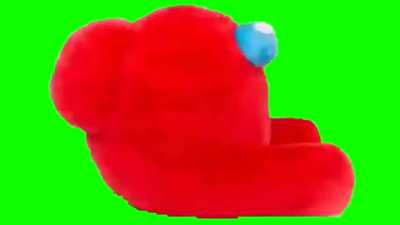 Spinning plushie green screen