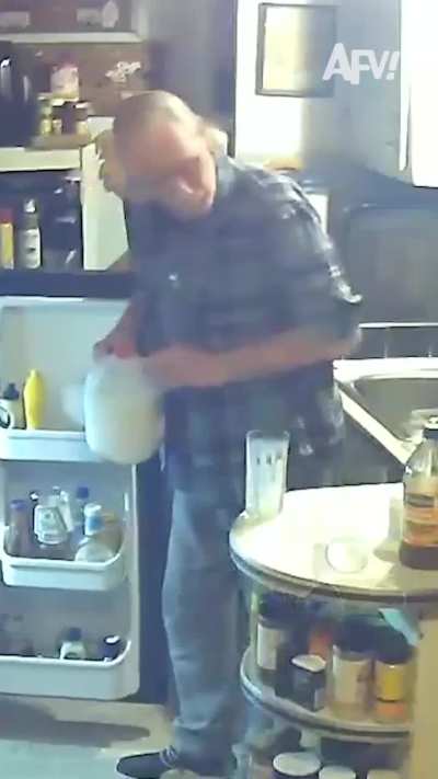 Can't Even Enjoy Glass of Milk in Peace