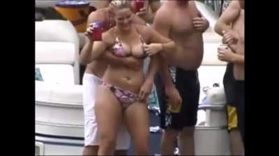 Exposed on a Boat Party