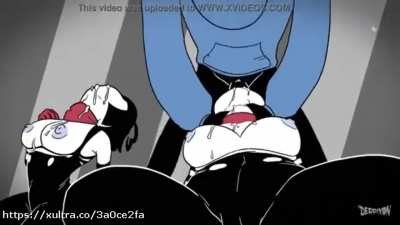 Fucking mime threesome