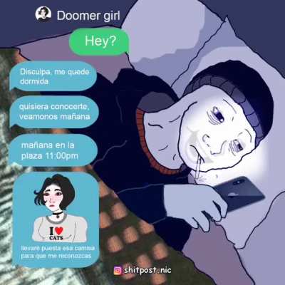 Doomer girl...