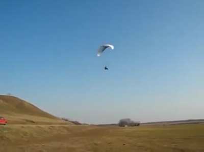 Paragliding gone wrong