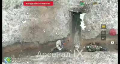 RU POV: Russian forces clear trenches near chasiv yar