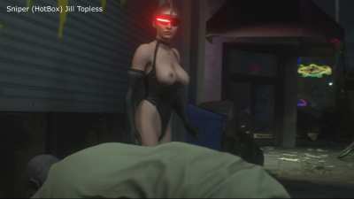 Sniper (HotBox) Jill Naked (by Dedraz_ES47)