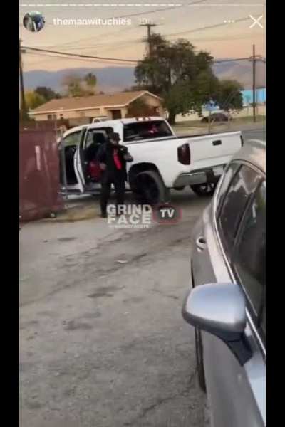 Weed Dispensary Security Shoots Man Approaching Him With Machete. Full Vid In Comments