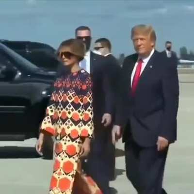 Melania out
