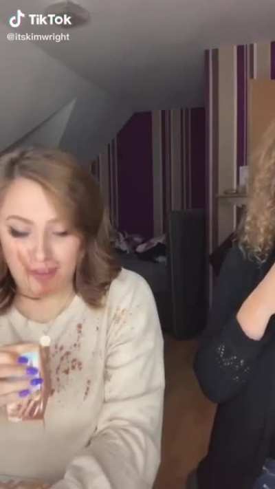Drink box prank.