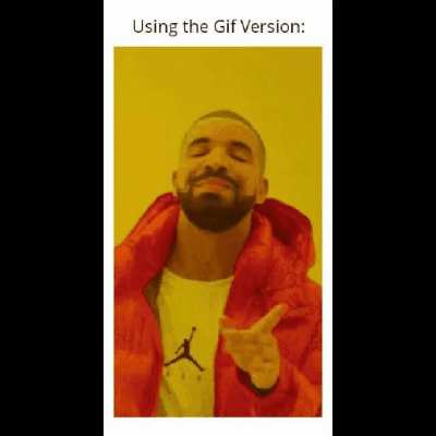 Upgrading from Jpeg to Gif