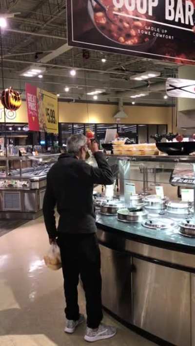 Something to think about the next time you eat at the salad bar