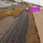 Why you don’t stand around the train tracks.