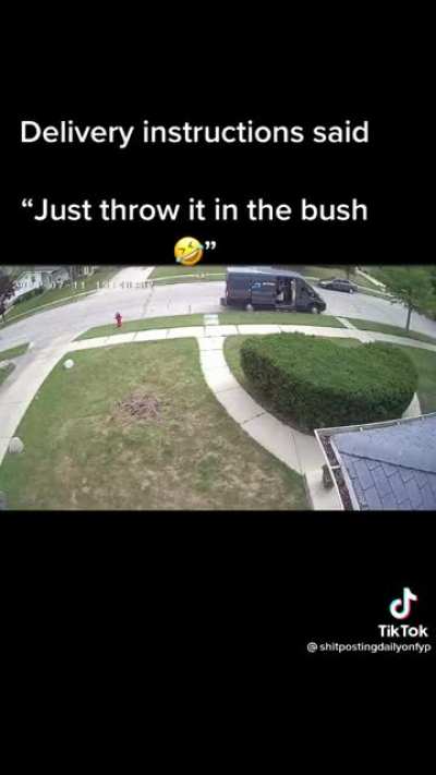 Hey, at least you don’t have to worry about porch pirates.