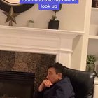you can see the disappointment in his eyes.