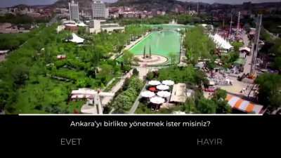 Olum çok iyi. Mansur Yavaş'ın kendi kanalında paylaşıldı.