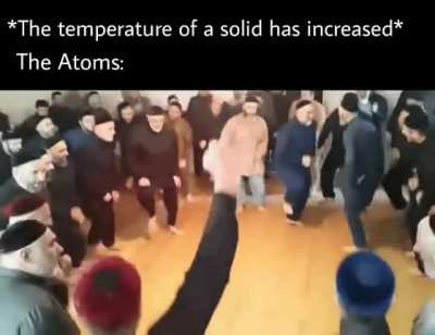 atoms vibration