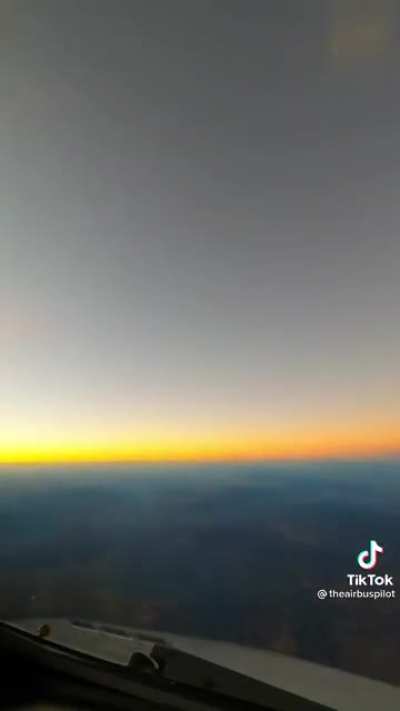 This time-lapse from gate to gate