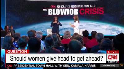Kamala answers the tough questions: Should women give head to get ahead?