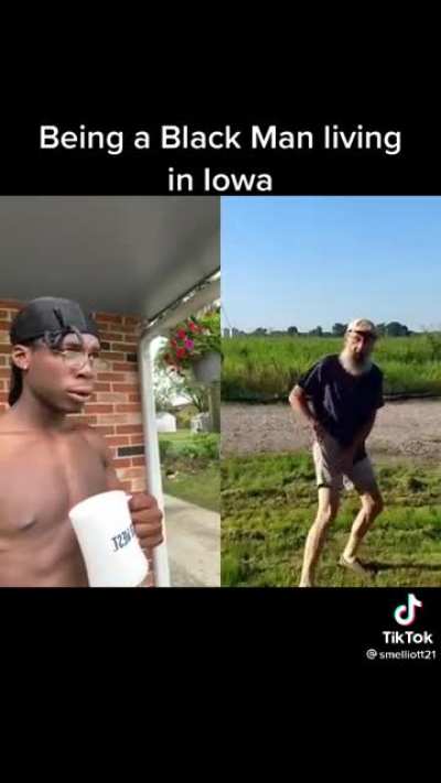 Black man living in Iowa