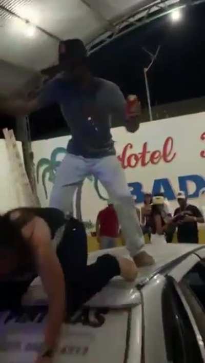 WCGW Dancing on top of a car