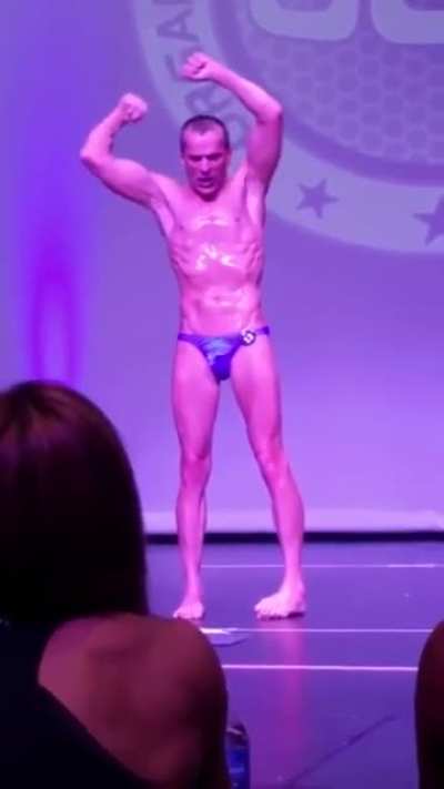 Bodybuilder overcoming cerebral palsy to accomplish his goal...