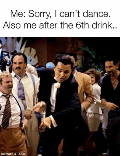 I still can’t dance..