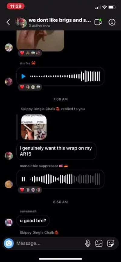 I’m in some weird group chats