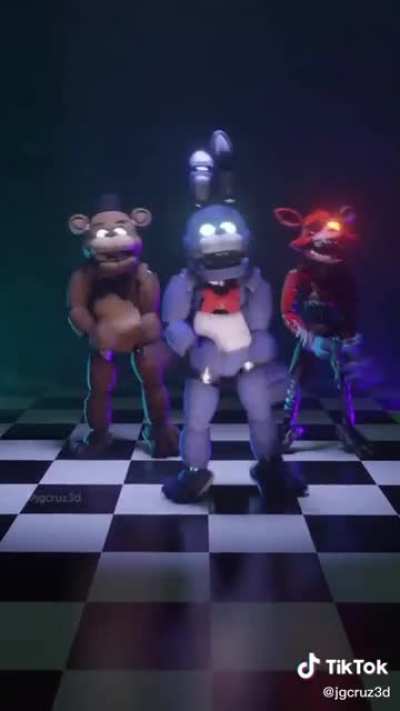 Bonnie has joined the party! (Video belongs to @jgcruz3d on tik tok and twitter, not mine)