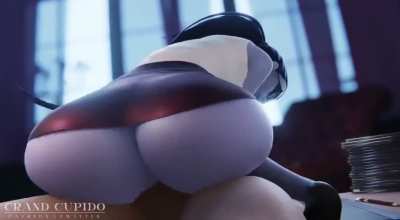 widowmaker’s bubble butt 💜 [overwatch 2] (Grand Cupido)