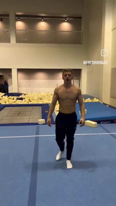 Gymnasts Stunt