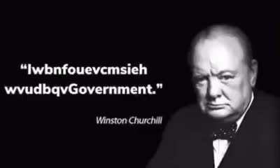 Winston Churchill once said