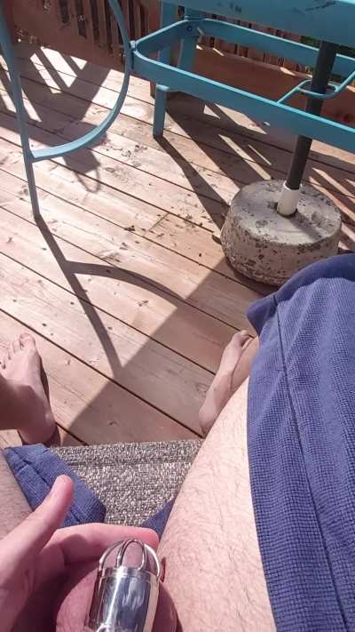 Breakfast outdoors