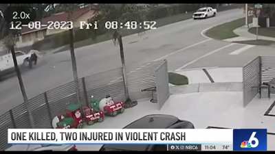 Pickup truck collides with a work van