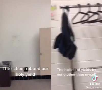 The school committed a devious lick 🤦🏼‍♂️