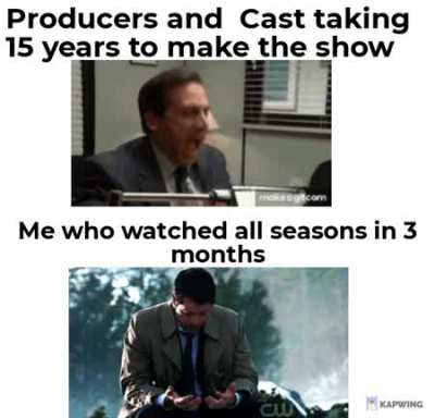 idk why, but I feel bcoz I don't embrace shows like I should