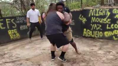 This isn't the best fight you'll ever see but it's one of the best moments of class and respect that a man has shown to another man