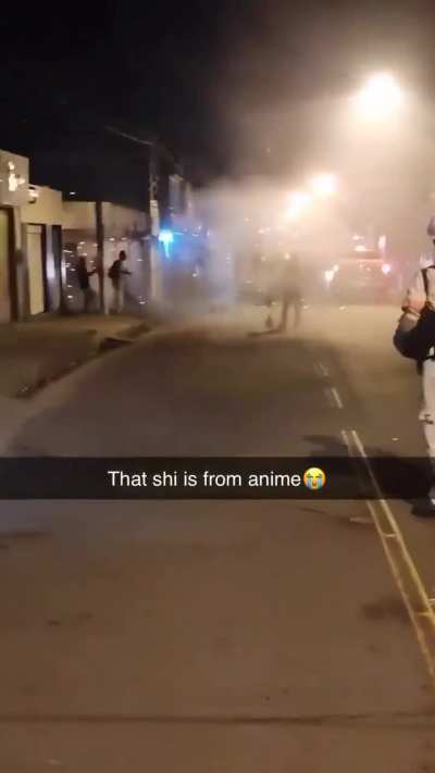 Throwing Firecracker like MC