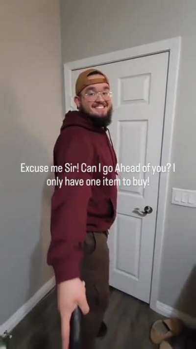 No, you may not!