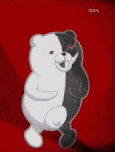 I have a question, does the eyebleach always have to do something with Danganronpa? Anyways take this dancing monokuma :)
